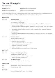 Here on this page sample dental resume is provided. Dentist Resume Template 20 Examples Guide
