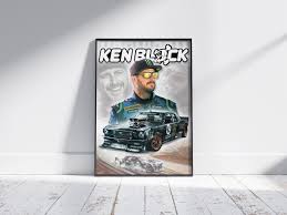 Ken Block Tribute Poster | DigitalDownload | Premium Quality