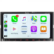 The 6.95 touchscreen display on kenwood's dmx7706s multimedia receiver is a joy to use and, with apple carplay and android auto. Kenwood Dmx7706s Double Din 6 95 Digital Multimedia Receiver With Bluetooth Apple Carplay Android Auto And Short Chassis