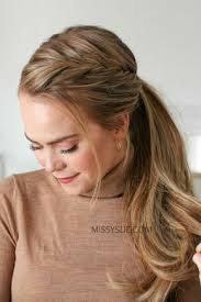 Saclarim Cool Braid Hairstyles French Braid Ponytail Braided Hairstyles