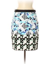 Details About Peter Pilotto For Target Women Blue Casual Skirt 8