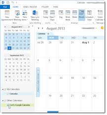 How To View Your Google Calendars In Outlook 2013 Outlook Calendar Google Calendar Life Hacks For School