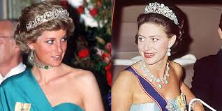 Feb 10, 2018 · one of the more unusual floral tiaras in any royal collection, the queen mother's strathmore rose tiara is a piece that remains in the windsor vaults but hasn't been seen in public in years. Princess Margaret S Triumph Of Love Tiara History And Photos Why Meghan Markle Should Wear Margaret S Tiara