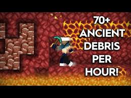 Make it in the middle, if possible; 59 Minecraft 2 Easy Ways To Find Ancient Debris Netherite Youtube Minecraft Minecraft Building Blueprints Minecraft Designs