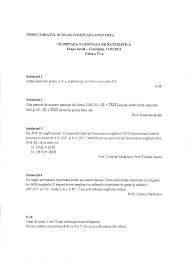 Teste Probleme Exercitii Matematica Clasa A Vi A