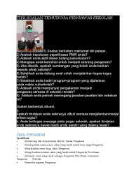 Jawapan yang dicadangkan jika rakan sekerja anda lebih muda: Tips Soalan Temuduga Pengawas Sekolah