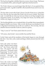 Grade 3 Reading Lesson 10 Fables And Folktales Why The Sun And The Moon Live In The Sky 1 Folk Tales Reading Lessons Fables