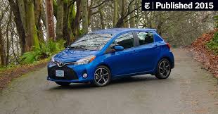 Front brake rotors, diameter x thickness (inches). Video Review The 2015 Yaris Is Toyota S Bare Bones Budget Car The New York Times