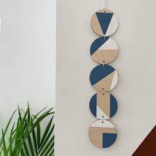 Shop furniture, lighting, storage & more! Blue And White Wall Hanging Colourful Geometric Art Scandi Hygge Boho