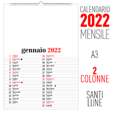 Le recensioni, trame, listini, poster e trailer. Calendario 2022 Santi E Lune Calendario 2022 Con Santi E Fasi Lunari Scaricabile In Vettoriale Pdf