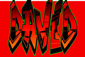 The Name David In Funny Graffiti Style Bubble Fonts Gl Stock Images Graffiti Creator Graffiti Lettering Graffiti
