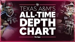 texas a ms all time depth chart offensive linemen tight