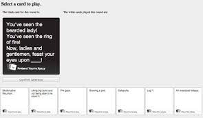 Cards Against Humanity Online Game Peatix