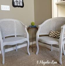 Cane Chair Update With Grey Chalk Paint 11 Magnolia Lane Reupholster Furniture Cane Chair Furniture