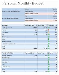 Personal Monthly Budget Template New Free 12 Personal Bud Samples In Google Docs Personal Budget Template Excel Budget Template Personal Budget