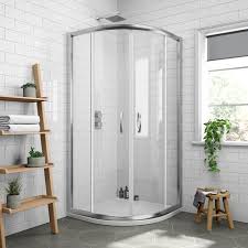 Newark 700 X 700mm Small Quadrant Shower Enclosure Pearlstone Tray Victorian Plumbing Uk In 2019 Quadrant Shower Enclosures Quadrant Shower Shower Doors