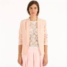 Veste blazer de couleur rose et dorée made in france. Veste Femme Rose Poudre Blazer Femme Rose Poudre