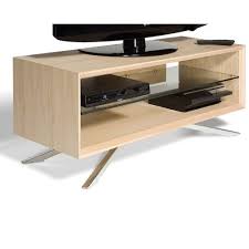 The tempered black safety glass shelves for components has an open. Light Wood Clear Glass Chrome Entertainment Center Tv Stand Beige Linsan Online Shopping