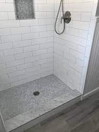 Jeffrey Court Fresh White 4 In X 12 In Ceramic Field Wall Tile 10 33 Sq Ft Case 96014 The Ho Bathroom Remodel Shower Shower Remodel Bathrooms Remodel