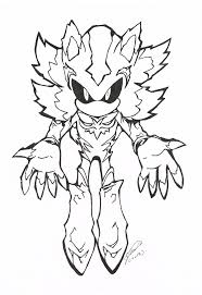 Shadow has a dark, black color, more wrinkled and nasty eyes, a more serious path, stylish gloves and a slight presence of red between the thorns wicks of color style how. Dark Sonic Coloring Pages Coloring Home