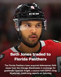 At 30 years old, Seth Jones now joins his fourth team in the NHL 🌴