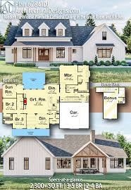 Plan 62841dj Modern Farmhouse Plan With Cathedral Ceiling In The Great Room And Kitchen In 2020 Modern Farmhouse Plans House Plans Farmhouse Farmhouse Plans