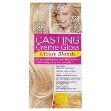 Change hair colour at home. L Oreal Paris Casting Creme Gloss Glossy Blonds Hair Dye 1013 Bright Blond Sand Online Shop Internet Supermarket