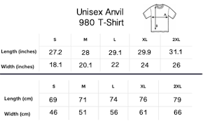 Anvil 980 Size Chart Best Picture Of Chart Anyimage Org