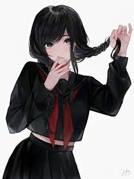 Black anime girls ✨ @blackanimegirls. Kawaii Anime Girl Black Hair Novocom Top