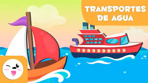 Dibujos de medios de transporte para colorear y pintar. Medios De Transporte Acuaticos Aprende Vocabulario Youtube