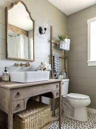 The bathroom is really one of the most perfect rooms you can choose to work with for this style since you can do all sorts of things with cabinetry, vanities floral designs look adorable and really help support your shabby chic look. 3 Vintage Furniture Makeovers For The Bathroom Diy Network Blog Made Remade Diy