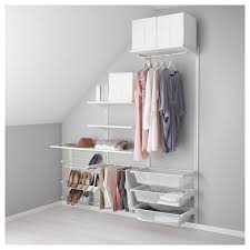 Ikea Algot Wandschiene Boden Hosenaufhangung Wandschiene Kleiderschrank Fur Dachschrage Hosenaufhangung