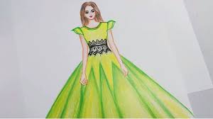 Easy Drawings How To Draw A Beautiful Dress Simple Dresses Stunning Dresses Dresses