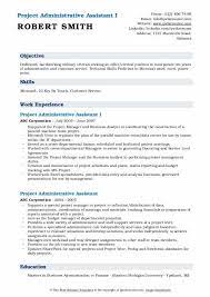 Our company is looking for a project administrative assistant to join our team. Project Administrative Assistant Resume Samples Qwikresume