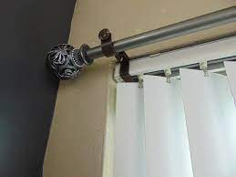 Nono Bracket Outside Mounted Blinds Curtain Rod Bracket Attachment In 2021 Curtains With Blinds Curtains Wooden Blinds