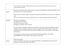 Membawakan dari auditorium seri perdana ,pertandingan pidato peringkat daerah jasin melaka bandaraya bersejarah. Teks Ucapan Mc Malam Sua Mesra Makan Malam