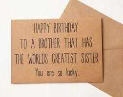 Birthday Gift Ideas For Brother In Lockdown Brother Card Brother Birthday Card Funny Card By Bepaperie Diygiftsforfriends Birthday Cards For Brother Birthday Gifts For Brother Birthday Cards Diy
