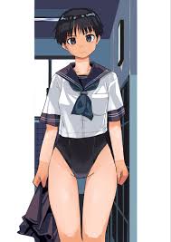 haida katsuretsu, highres, tagme, 1girl, genderswap, genderswap (mtf), head  swap, leotard, leotard under clothes, scar, scar on neck, school uniform,  solo - Image View - | Gelbooru - Anime Art & Hentai