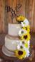 2 Tier Sunflower Birthday Cake