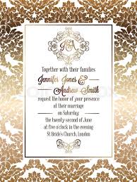 Many free stock images added daily! Vintage Baroque Style Wedding Stock Vector Colourbox