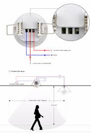The motion sensor automatically turns on the exterior floodlights. 110v 220v Ceiling Pir Infrared Body Motion Sensor Detector Lamp Light Switch Lampholder For Led Lamp Bulb Automatic On Off Cukii Online