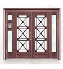 أبواب مصفحة بالنحاس مصنع أبواب خارجية من النحاس Pangu