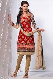 Andaazfashion Presents Red Velvet Shimmer Churidar Suit And Dupatta Http Www Andaazfashion Co Uk Salwar Kame Churidar Suits Salwar Kameez Designs Churidar