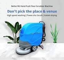 Commercial Hand Push Type Tile Epoxy Rubber Floor Scrubber ...
