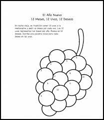 You can easily print or download them at your convenience. Spanish New Year 12 Grapes Printable Activity And Coloring Page Spanish Playground