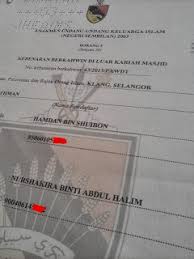 Lots Of Love By Shakira Prosedur Permohonan Bernikah