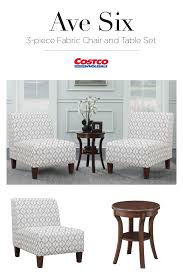 Furnish Your Lifestyle With The Beautifully Designed 3 Piece Chair Accent Table Set By Ave Six Accent Chairs Accent Table Sets Chair