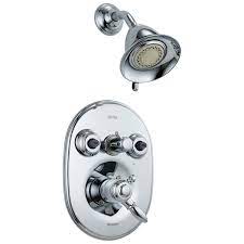 Monitor R 18 Series Xo Jetted Shower Tm Trim In Chrome T18255 Xo Delta Faucet