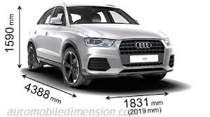 Audi q3 features and specs. Audi Q3 Abmessungen Und Kofferraumvolumen Hybrid Und Thermisch