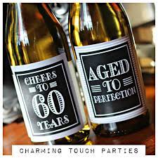 60th Birthday Party Wine Labels Masculine Birthday Party Etsy Masculine Birthday Party 60th Birthday Party Milestone Birthday Party